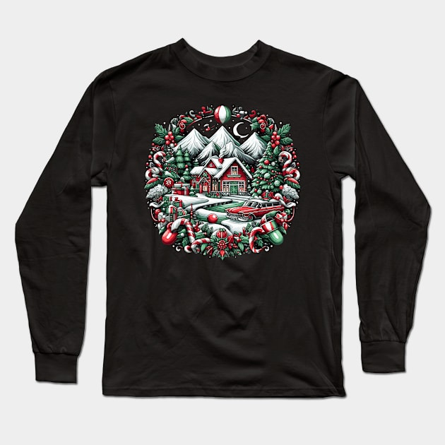 christmas vacation Long Sleeve T-Shirt by Rizstor